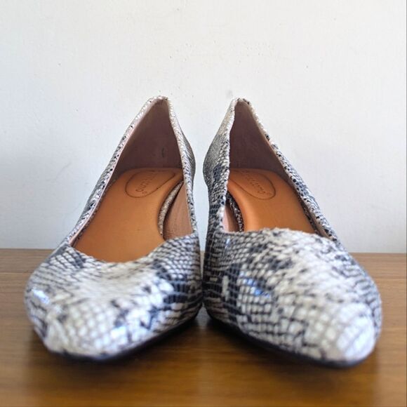 Corso Como Snakeskin Pump Heels 7 1/2 Mob Wife Whimsigoth Rebel Punk Rock Chic - Picture 5 of 12